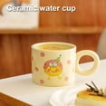 thumbnail image 3 of Taza de panda de 450ml, taza de silicona de alto valor con tapa, taza de agua de cerámica para niña, 3 of 5