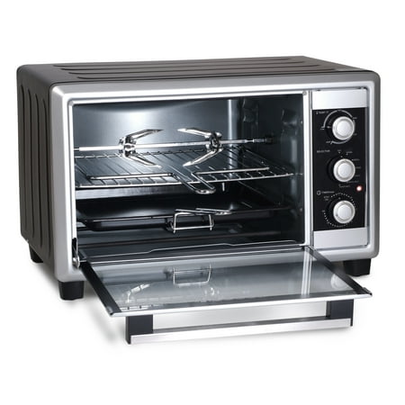 Maxi Matic Elite Cuisine 6-Slice Extra Large Toaster Oven Broiler with Rotisserie