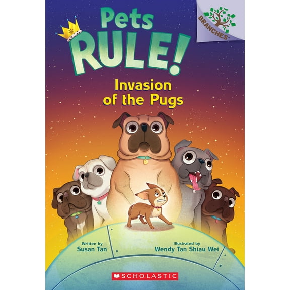 Pre-Owned Invasion of the Pugs: A Branches Book (Pets Rule! #5): Volume 5 (Paperback) 1339021579 9781339021577