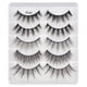thumbnail image 2 of Paquete de 5 pestañas Rude Essential Faux Mink 3D, 2 of 4