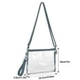 thumbnail image 2 of Stadium Approved Clear Crossbody Bag Transparent Tote Purse for Women Men Sports Events Concerts Festivals and Outdoor Activities, 2 of 4