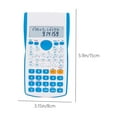 thumbnail image 3 of Ovzne Scientific Calculator For Students - 15X8Cm/5.91X3.15In Battery-Powered Function Calculator With Lcd Display, Ideal For Math, Algebra, Geometry Trigonometry, Dark Plastic Design, 3 of 6