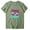 Army Green, variant on Women's Happy Hour Wine Glass Graphic T-Shirt - Short Sleeve Casual Tee, Playful for Happy Hours & Gatherings