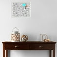 thumbnail image 3 of PinPix 19x15 Custom Cork Bulletin Board Floral design black Fallen Leaves Poster Board Has a Fabric Style Canvas Finish, Framed in Floral design black Fallen Leaves, by ArtToFrames (PinPix-179), 3 of 5