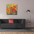 thumbnail image 3 of Epic Graffiti 'Oriental Poppy Field I' by Carol Rowan, Giclee Canvas Wall Art, 37"x37", 3 of 8