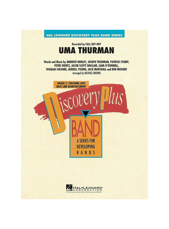 Hal Leonard Uma Thurman - Discovery Plus Concert Band Series Level 2 arranged by Michael Brown