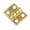 Gold, variant on M Buder 20Pcs Mini Brass Hinges 1/4in 4 Hole Folding Small Hinge with Screws for Doll Houses Cabinets Gold Finish 8x10mm 0.31x0.40in Handicraft DIY Repair Furniture Wooden Box Hardware[cite: 1]