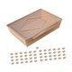 thumbnail image 5 of 50 Piezas Cajas De Papel Para Embutidos Recipientes Para Alimentos Para Sándwich Donuts 1200 Ml 1200ml, 5 of 8