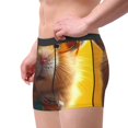 thumbnail image 2 of Yiaed Hawaiian Style Guinea Pig Print Men's Soft Cotton Boxer Shorts Breathable Boxers Underwear Moisture-Wicking Underwear Stretch Boxer Briefs for Man-Medium, 2 of 5