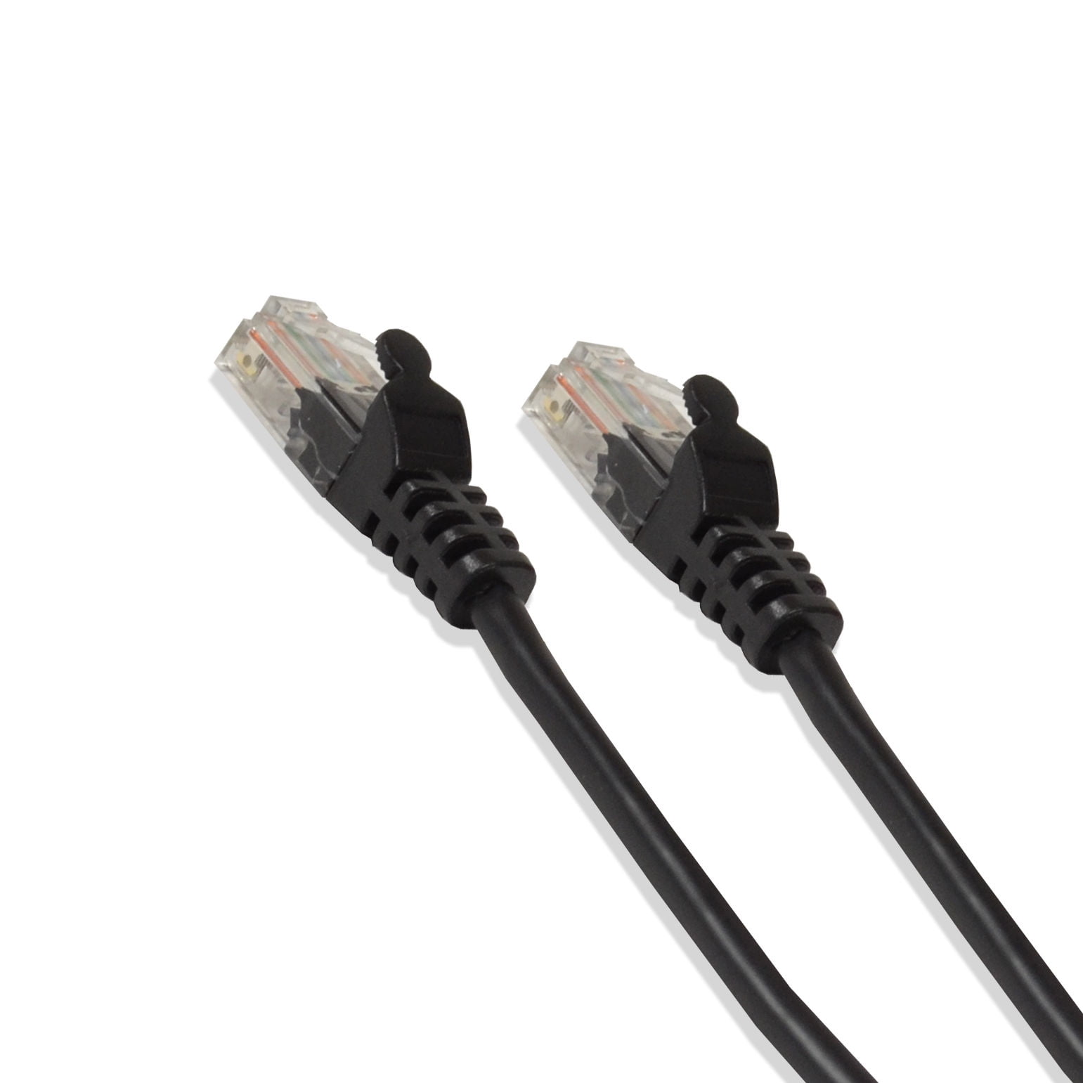 15FT Cat6 Black Ethernet Network Patch Cable RJ45 Lan Wire 15 Feet (10 Pack)