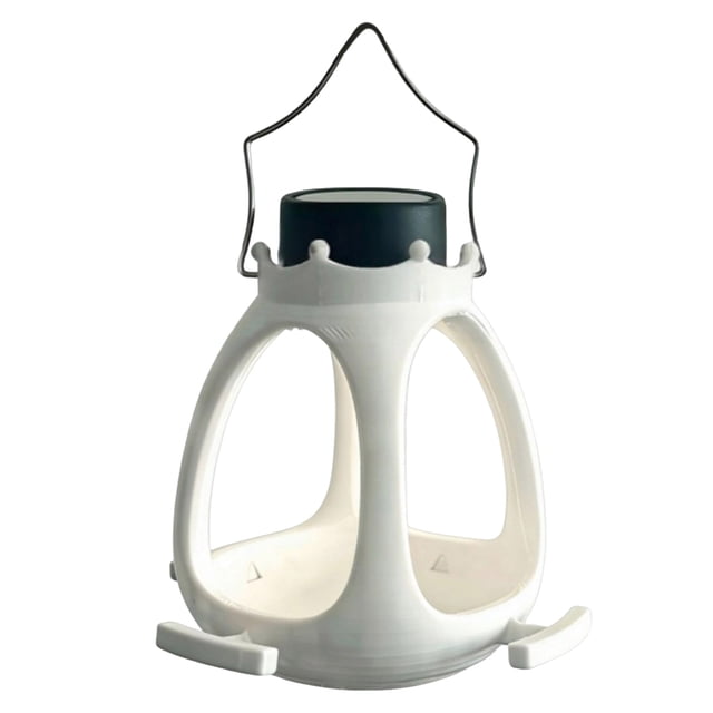 Hanging Feeder Rainproof Design Feeding Large Capacity Open Design Outdoor Use Decorative Backyard Feeder For Courtyards Gardens And Terraces