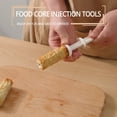 thumbnail image 5 of cpengpj Plastic Durable Food Injector Syringe, Food Core Injector Kitchen Tool Fish Intestine Corer Sausage Vegetable Stuffing Core Injector, 5 of 9