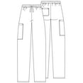 thumbnail image 1 of Adar Universal Sarraus pour Hommes - Pantalon de Sarrau à Jambe Fuselée avec Cordon, 1 of 7