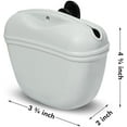 thumbnail image 4 of Sac de Taille Portable pour Dressage de Chien Friandises Appâts Collation Agilité pour Chiens Pochette de Stockage d'Alimentation Extérieure Récompense Alimentaire Sacs de Taille Jd4, 4 of 5