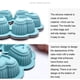 thumbnail image 4 of Cateissary Moldes de silicona en forma de corazón, 6 tazas, molde para hornear, utensilios para hornear, decoración de cupcakes, accesorios de cocina, Herramientas y accesorios para hornear Rosa Cateissary HA080602-01, 4 of 6