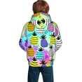 thumbnail image 6 of Kll Unisex Kids Boys Girls Hooded Pocket Pullover Hoodies-Graffiti Pineapples, 6 of 9