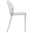 thumbnail image 2 of LeisureMod Modern Dynamic Dining Chair - Set of 4-Color:Clear, 2 of 8