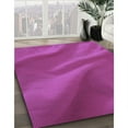 thumbnail image 3 of Ahgly Company Machine Washable Indoor Square Transitional Medium Violet Red Pink Area Rugs, 8' Square, 3 of 7