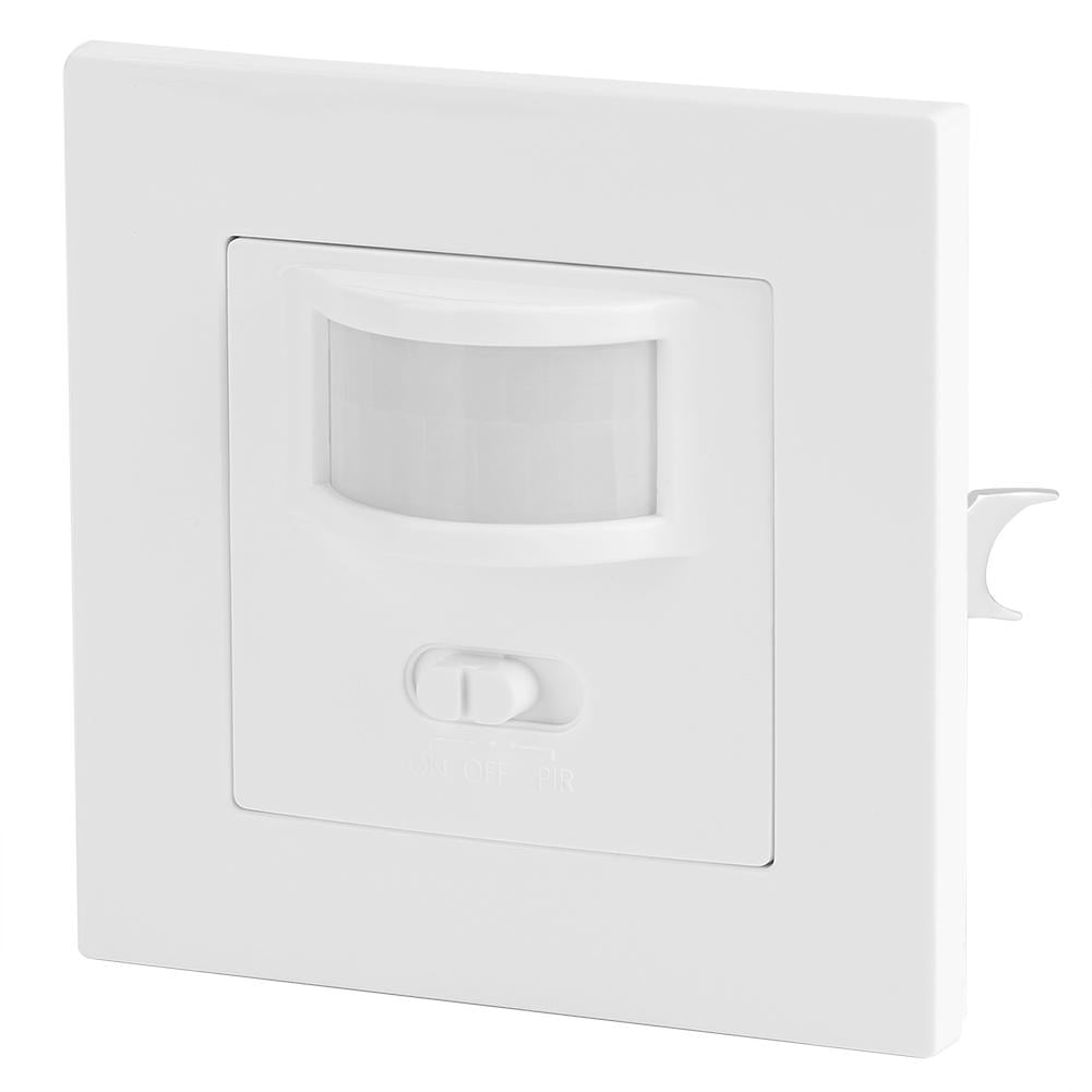 Garosa Wall Light Switch, Motion Sensor Light Switch ,AC 110V-240V Infrared PIR Motion Sensor Recessed Wall Lamp Light Bulb Switch