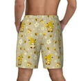 thumbnail image 4 of Fotbe Cute Bee Gnomes Men’s Swim Trunks Quick Dry Swim Shorts Board Shorts with Mesh Lining-Large, 4 of 9