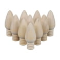 thumbnail image 5 of SLYNSHome 10 Pack Unfinished Wooden Light Bulb Figurines, Wood Bulb Ornaments For DIY Painting Crafts For Christmas Seasonal Tabletop Home Decoration, 5 of 5