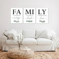 thumbnail image 2 of Family Wall Decor Set of 3, Farmhouse Family Wall Art with Botanical Prints, Framed Canvas Wall Art Prints for Living Room, Bedroom, Kitchen, Dining Room, Wall Decor (12x16inch), 2 of 5