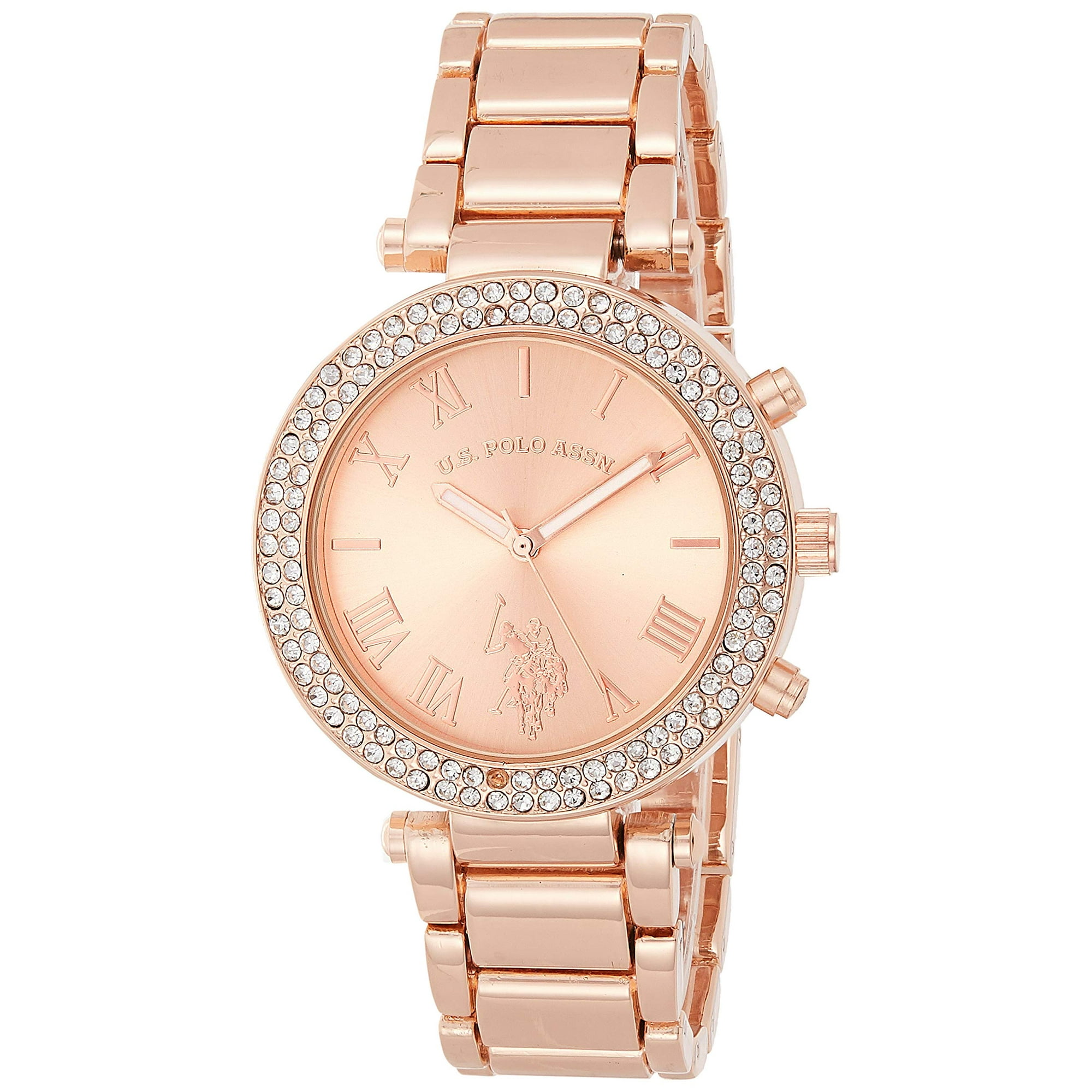 Us polo assn watch rose gold hotsell