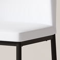 thumbnail image 2 of Dining Chairs Set of 6, Paproos Fabric Upholstered Dining Chairs, Mid Century Accent Chair Side Chair with High Backrest and Metal Legs, Dining Kitchen Living Room, 2 of 8