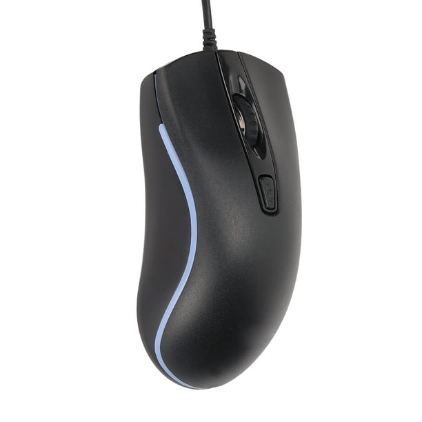 Ratones Gaming Mouse RGB Efecto De Luz Ergonómico Máximo 1600DPI Control Estable Plug And Play Ratón Con Cable