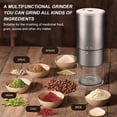 thumbnail image 2 of MINKUROW Electric Coffee Grinder,Rechargeable Mini Coffee Grinder With Multi Grind Setting,Coffee Bean Grinder Spice Grinder For Herbs,Nuts,Spice Mill (Silver), 2 of 7