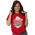 thumbnail image 3 of Funny Xmas Dear Santa Define Naughty Plus Size Crewneck Graphic Tee Shirt Brisco Brands 3X, 3 of 5