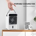 thumbnail image 5 of Oyajia Air Conditioner For Personal With 3 Wind Speeds, Mini Evaporative Air Cooler Fan, USB Air Personal Conditioner For Bedroom, Office And Outdoors, 5 of 5