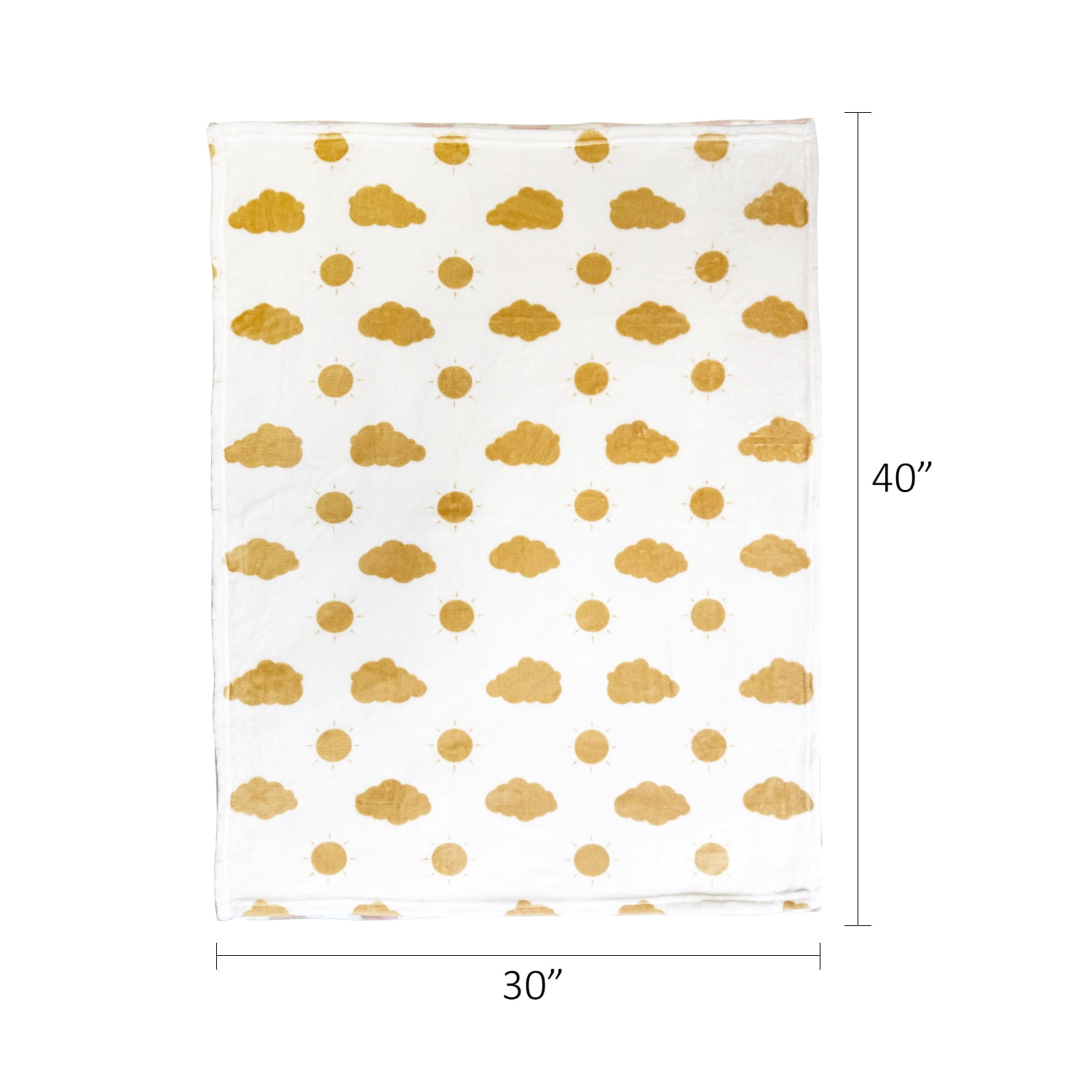 Parent's Choice 2-Piece Polyester Baby Blanket & Lion Plush Toy Set, Yellow, 30 in x 40 in