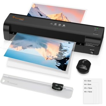 Bonsaii Laminator 13 inch A3 Laminator Machine with Laminating Sheets, Paper Cutter and Corner Rounder