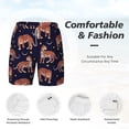 thumbnail image 5 of Lsque Mens Swim Trunks Leopard Print Pattern - Bathing Suit Compression Liner - Beach Swim Shorts Swimwear - (S-3XL) - Stretch Quick Dry -Medium, 5 of 9