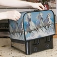 thumbnail image 7 of Goofa Horses Running Through The Water Print Toaster Cover 2 Slice, Two Slice Bread Machine Cover Quilted Toaster Covers Bread Maker Cover Kitchen Appliance Cover, 7 of 7