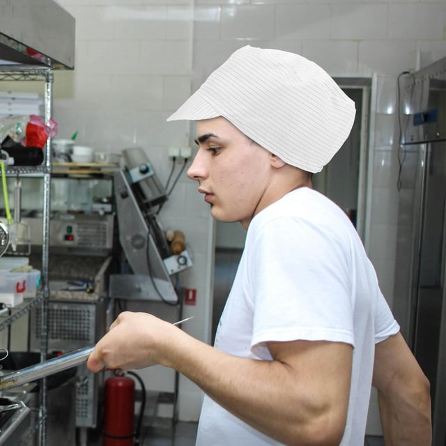MERRYHAPY 3Ud Sombrero De Red Para Chef Útil En Cocina Restaurante Servicio Profesional