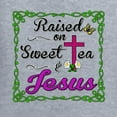 thumbnail image 3 of Wild Bobby, Raised On Sweet Tea & Jesus, Inspirational Christian, Men Graphic Tank Top, Heather Grey, Small, 3 of 5