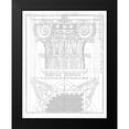 thumbnail image 2 of Langley, Batty 12x14 Black Modern Framed Museum Art Print Titled - The Composite Capital, 2 of 5