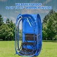 thumbnail image 7 of SUGIFT 1 Person Weather Pod Portable Pop Up Tent for Sports Event, Blue, 7 of 7