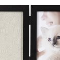 thumbnail image 4 of DesignOvation Gallery Black Hinged Double Picture Frame, 4 of 6