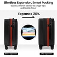 thumbnail image 2 of New York Xpress 30" Hardside Large Checked Luggage,Expandable Suitcase with Silent Wheels & Aluminum Wide Handle,TSA-Approved, Black - LP13803, 2 of 10