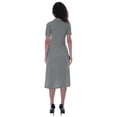 thumbnail image 5 of Moomaya Womens Solid Long Shirt Dress w/ Buttons Casual Loose Fit Tshrit Dresses, 5 of 7