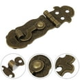thumbnail image 1 of Serrure de Valise Style Rétro avec Loquet Ton Bronze, 1 of 7