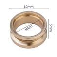 thumbnail image 1 of Yimiti Ligne de Pêche en Laiton Rouleau pour Moulinet Pièce & Réparation Accessoire Lisse, 12*9*5Mm, 1 of 9