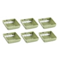 thumbnail image 5 of LEORX Green Synthetic Sauce Dishes for Home Use with Delicate Design and Wide Applications 6 Pieces, 5 of 8