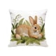 thumbnail image 2 of Funda de almohada de pelusa corta de 18 pulgadas, bonita funda de almohada decorativa bordada para sofá, dormitorio, sala de estar, decoración del hogar, cosas buenas de Pascua., 2 of 6