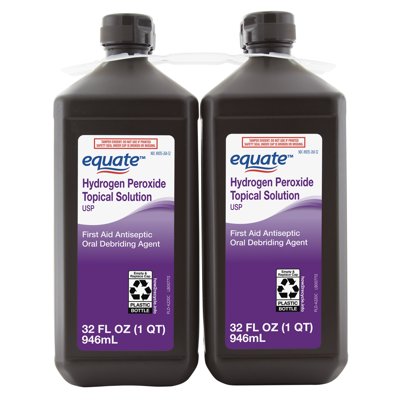 Buy Equate 3 Hydrogen Peroxide Liquid Antiseptic 32 Fl Oz 4 Pack Online In Taiwan 618896366