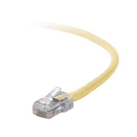 UPC: 0722868169094 | Belkin A3L791-02-YLW-S 2 ft. Cat 5E Yellow Cat. 5E UTP Patch Cable