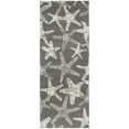 thumbnail image 3 of Balta Leyton Nautical Solid Starfish Coastal Area Rug Grey Runner 2'7" x 7' 6' Runner, 8' Runner Runner, Indoor Taupe, Teal Runner, Rectangle, 3 of 5